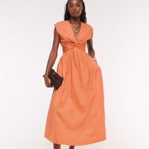 Abercrombie & Fitch Twist-Front Maxi Dress